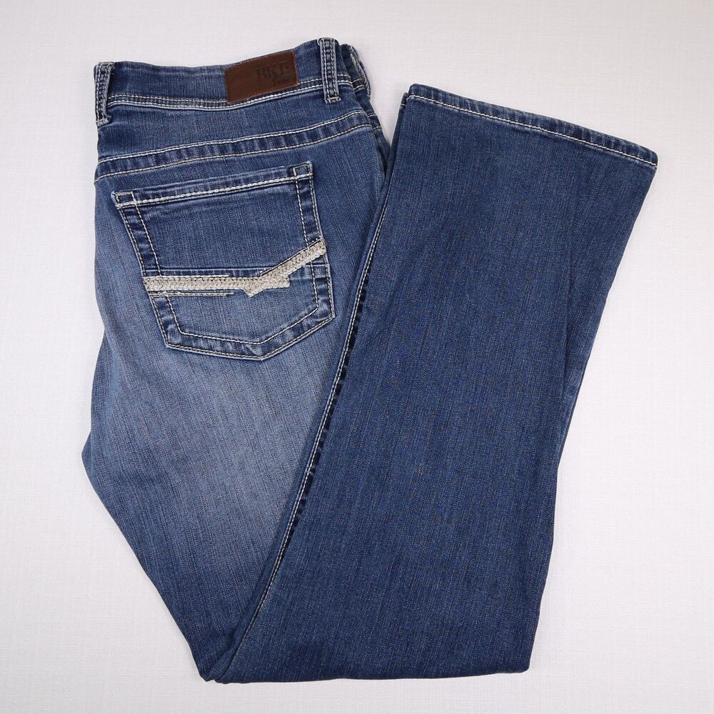 BKE denim Payton Women's Size 36 L Stretch Medium Wash Bootcut Blue Jeans